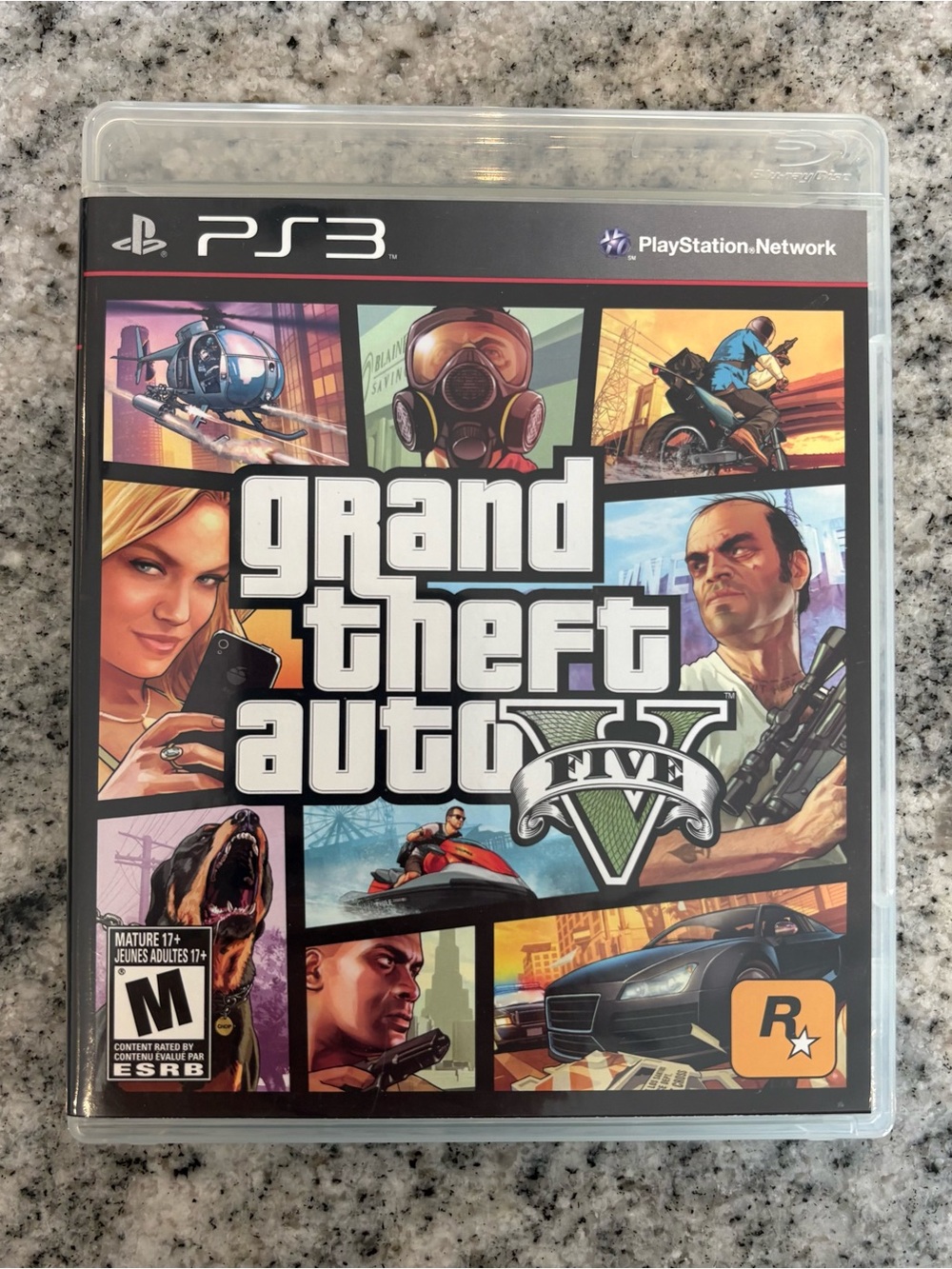 Grand Theft Auto V 5 (Sony Playstation 3 PS3 Game) CIB w/ Map & Manual GTA Works